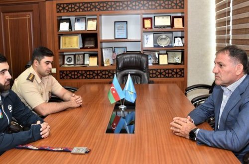 Физули Мусаев встретился с чемпионами - ФОТО