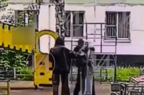 Parkda qızı soyundurub öpmək istədi - Anbaan VİDEO