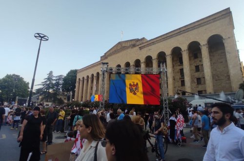 Tbilisidə Gürcüstanın Avrointeqrasiyasına kütləvi dəstək aksiyası keçirilir