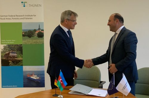 Kənd təsərrüfatının model əsaslı proqnozlaşdırma metodologiyası ilə bağlı Almaniyanın tədqiqat institutu ilə əməkdaşlığa başlanılıb