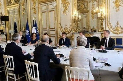 NATO-nun baş katibi Makronla görüşüb