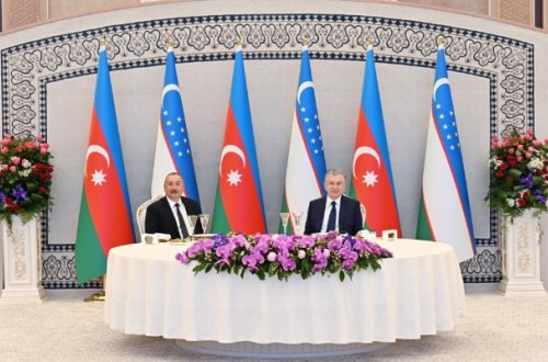 İlham Əliyevin şərəfinə qəbul təşkil edildi - Fotolar