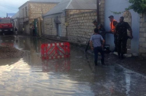 FHN: Bir sıra ərazilərdə yağış müəyyən fəsadlar törədib