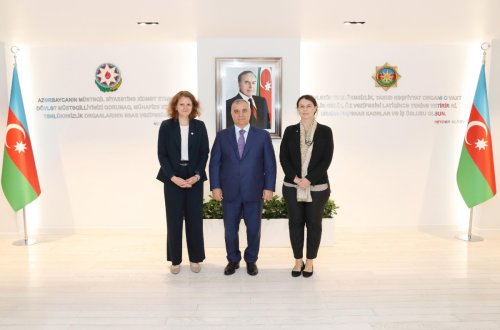 DTX rəisi BQXK-nın nümayəndələri ilə görüşüb