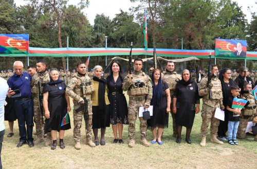 Bərdədə  və Tərtərdə N saylı hərbi hissələrdə görüş olub