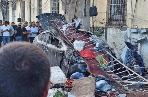 Gürcüstanda evin eyvanı uçub: 2 ÖLÜ, 2 YARALI