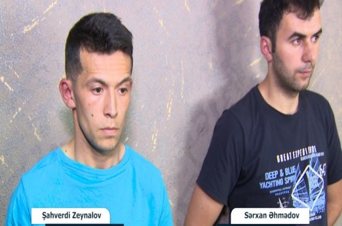 Metronun yaxınlığında park edilmiş velosipedləri oğurlayan şəxslər saxlanılıblar