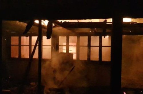 Ucarda ailə münaqişəsi zamanı ev yandırılıb - FOTO