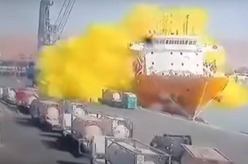 İordaniya limanında qaz sızması: 10 ölü 251 yaralı