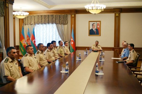 Müdafiə Nazirliyinin bir qrup hərbi qulluqçusuna ali hərbi rütbələr təqdim edilib