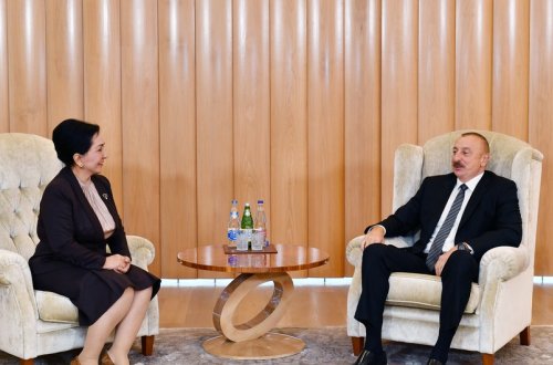 İlham Əliyev Özbəkistan Senatının sədrini qəbul edib - YENİLƏNİB