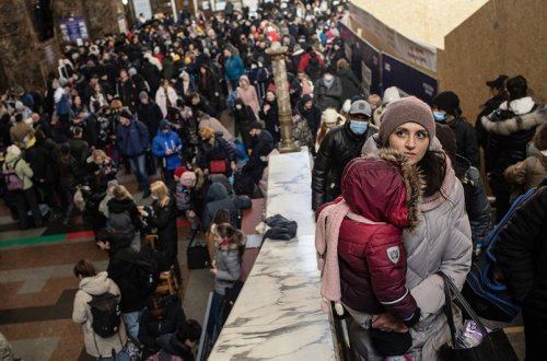 Fransa 100 min ukraynalı qaçqını qəbul edib