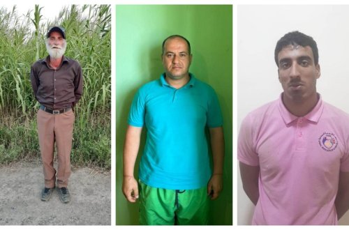 İranla sərhəddə 3 nəfər tutuldu - Foto