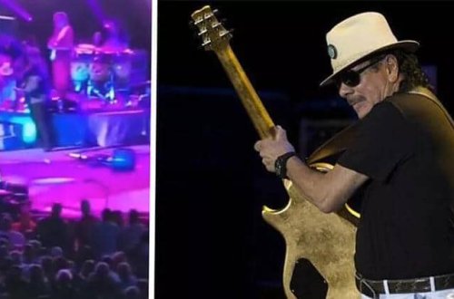 Karlos Santana səhnədə huşunu itirib