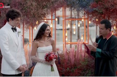 Acun Ilıcalı məşhur cütlüyün nikah məmuru oldu - Video