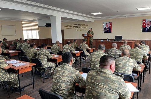 Zakir Həsənov Xocavənddə müşavirə keçirib, Qarabağdakı əməliyyat şəraiti təhlil edilib