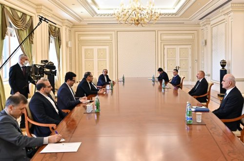 Президент Азербайджана принял секретаря Высшего совета нацбезопасности Ирана