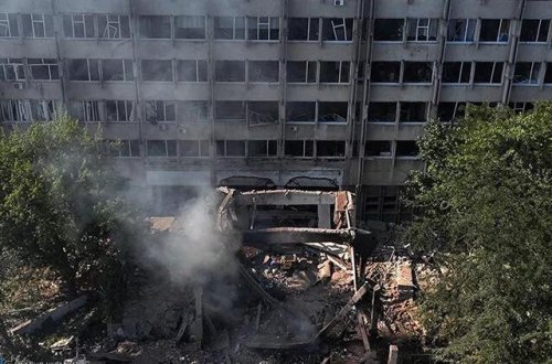 Rusiya Nikolayvda iki universitet binasına zərbələr endirib