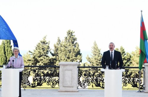 Azərbaycan lideri və Avropa Komissiyasının Prezidenti mətbuata bəyanatlarla çıxış ediblər - YENİLƏNİB
