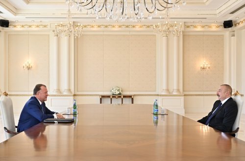 Prezident İlham Əliyev Beynəlxalq Cüdo Federasiyasının prezidentini qəbul edib