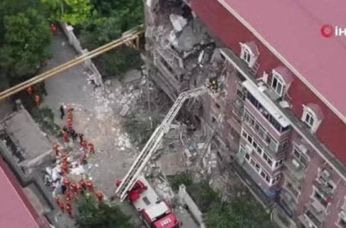 Çində binada qaz partlayışı baş verib: 8 YARALI