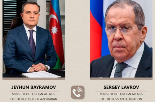 Ceyhun Bayramov və Sergey Lavrov üçtərəfli bəyanatların tam icrasının vacibliyini vurğulayıblar