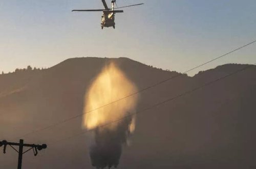 ABŞ-da yanğınsöndürən helikopter qəzaya uğrayıb