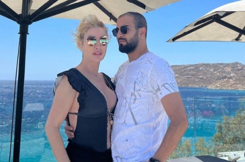 Seda Sayan və özündən 25 yaş kiçik həyat yoldaşından bitməyən bal ayı - FOTO