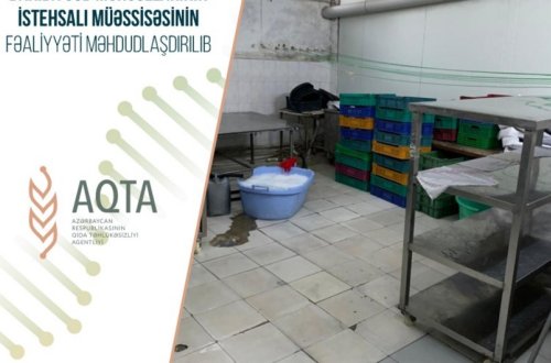 Bakıda süd məhsullarının istehsalı müəssisəsi bağlanıb