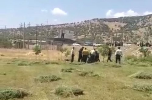 İranda polis kənd sakinlərinə hücum edib - VİDEO