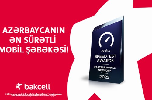 Bakcell Azərbaycanın ən sürətli mobil şəbəkəsidir (FOTO)