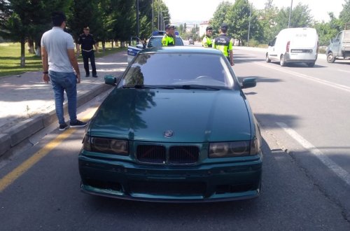 İsmayıllıda nömrəsiz avtomobil idarə edən sürücülər cərimələnib