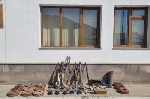 Xocavənddə ermənilərin atıb qaçdığı xeyli sayda silah-sursat aşkarlanıb