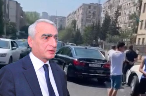 Bakıda nazir müavini qəzaya düşdü - FOTO/VİDEO