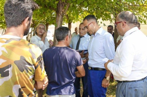 Deputat Şahlıq kəndində seçicilərlə görüşüb