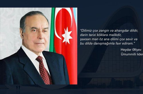 Hər bir xalqın milliliyini, mənəvi dəyərlərini yaşadan, inkişaf etdirən onun dilidir