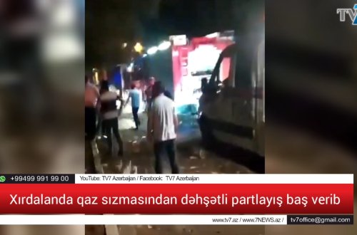 FHN Xırdalanda yaşayış binasındakı partlayışla bağlı məlumat yayıb- YENİLƏNİB + FOTO/VİDEO