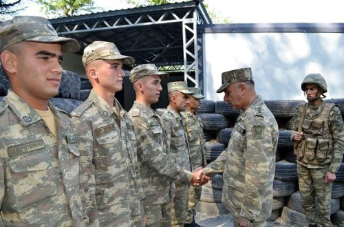 MN: “Hərbi qulluqçularımızın mənəvi-psixoloji vəziyyəti yüksək səviyyədədir” - FOTO