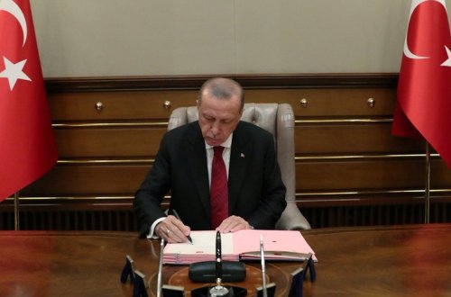 Ərdoğan Türkiyə ilə Azərbaycan arasında imzalanan sənədi təsdiqləyib