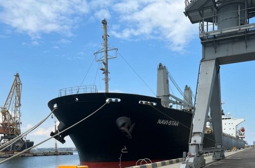 Ukrayna taxılını daşıyan ikinci gəmi Çernomorsk limanından yola düşüb