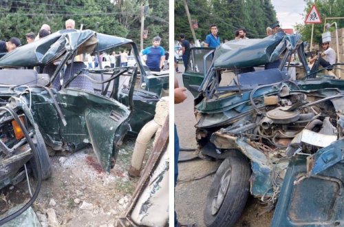 Lənkəranda yol qəzası olub, 2 ölü, 1 yaralı var