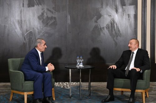 Prezident İlham Əliyev Konyada Fələstinin Baş naziri ilə görüşüb -YENİLƏNİB