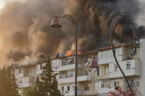 Yevlaxda evini yandıran şəxs saxlanılıb