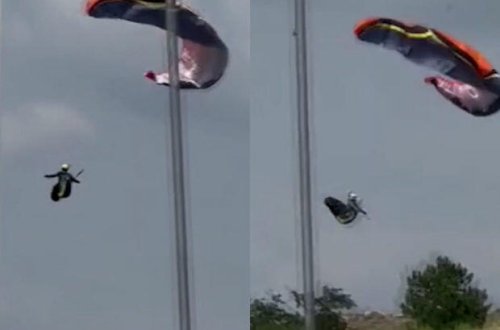 Direktorun paraşütü açılmadı, faciəvi şəkildə öldü - VİDEO