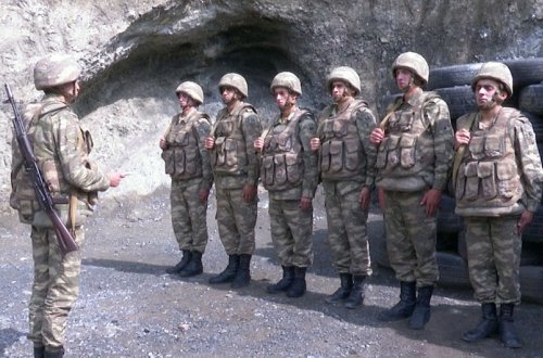 Azad olunmuş ərazilərdə döyüş növbətçiliyi yüksək səviyyədə təşkil edilir