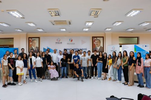 Fərid Cəfərov Mingəçevir Gənclərinin qonağı olub