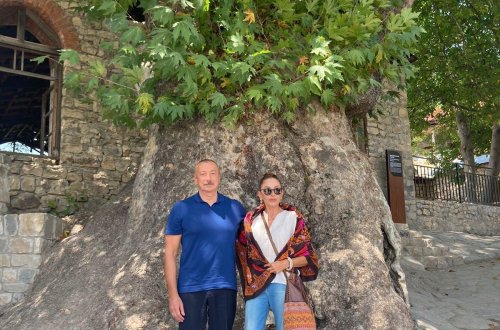 Mehriban Əliyeva Basqal qəsəbəsindən paylaşım edib