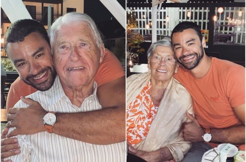 Van Dammın oğlu nənə və babası ilə foto paylaşıb, azərbaycanlı arvadına təşəkkür etdi - FOTO