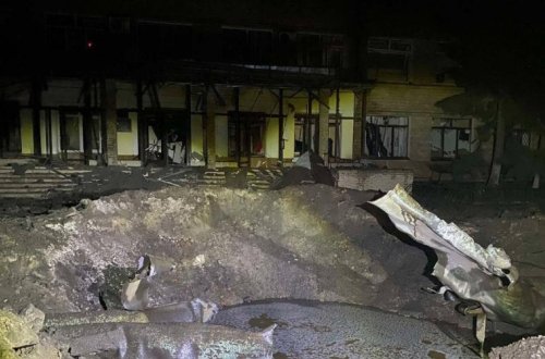 Xarkov növbəti dəfə atəşə tutuldu - Fotolar