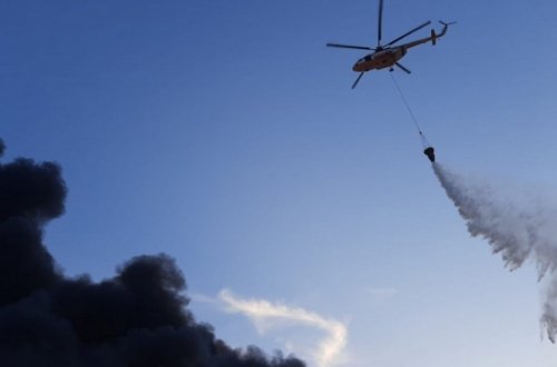 Şabrandakı yanğına görə bir neçə fərdi tikili zərər görüb